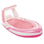 INTEX Plută gonflabilă "Pink Paradise Boat Float", 257 x 135 cm, până la 100 kg, 8+