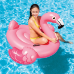 INTEX Надувной матрас-плот "Фламинго" с ручками, 142x137x97 см, до 80 кг, 14+ — изображение 2