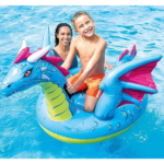 INTEX Plută-saltea gonflabilă “Dragon” cu mânere, 201х191 cm, până la 40 kg, 3+ - imagine 4