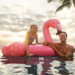 INTEX Надувной матрас-плот "Фламинго" с ручками, 142x137x97 см, до 80 кг, 14+ — изображение 4