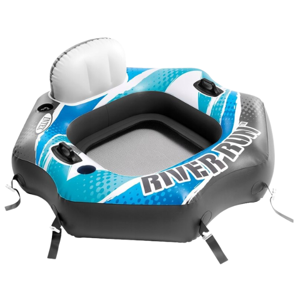 58202 INTEX Scaun plutitor gonflabil "River Run Connect Lounge", 130 x 126 cm, până la 100 kg - imagine 1