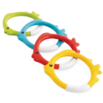INTEX Set de joc subacvatic "Inele - Peștișori", 6+, 4 culori în set