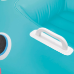 INTEX Надувной матрас-плот “Голубой Кит” с ручками, 168х140 см, до 40 кг, 3+ — изображение 3