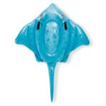 INTEX Надувной матрас-плот "Скат" с ручками, 180х135х28 см, до 40 кг, 3+ — изображение 3