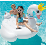 INTEX Plută-saltea gonflabilă "Lebăda regală" cu mânere, 142x137x99 cm, până la 40 kg. 3+ - imagine 2