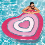 INTEX Надувной матрас-плот для плавания "Сердце" 155x135x25 см, до 100 кг — изображение 2
