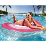 INTEX Надувной матрас-плот для плавания "Сердце" 155x135x25 см, до 100 кг — изображение 4