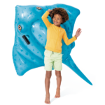 INTEX Надувной матрас-плот "Скат" с ручками, 180х135х28 см, до 40 кг, 3+ — изображение 5