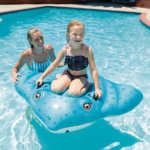 INTEX Надувной матрас-плот "Скат" с ручками, 180х135х28 см, до 40 кг, 3+ — изображение 2