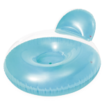 INTEX Надувной круг-шезлонг для плавания 137х122см, до 100кг, 14+, 2 цвета — изображение 3