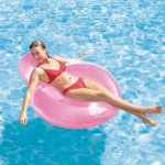 INTEX Надувной круг-шезлонг для плавания 137х122см, до 100кг, 14+, 2 цвета — изображение 2