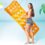 INTEX Надувной матрас для плавания с подушкой 188х71 см, до 100 кг, 3 цвета — изображение 7