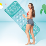 INTEX Надувной матрас для плавания с подушкой 188х71 см, до 100 кг, 3 цвета — изображение 6