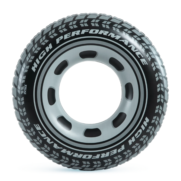 59259 INTEX Надувной круг “Шина” Д 91 см, до 60кг, 9+ — изображение 1