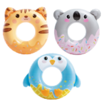 INTEX Cerc gonflabil “Animale drăguțe” D 76 cm, până la 40 kg, 8+, 3 modele