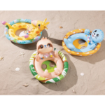 INTEX Детский надувной круг с вырезами для ног 91х58 см, до 23 кг, 3-4 лет, 4 модели — изображение 11