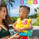 INTEX Vesta de înot gonflabilă "Prieteni tropicali", 41х30 cm, 3-5 ani - imagine 5