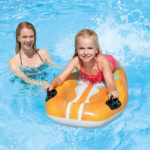 INTEX Надувной матраc с ручками для плавания 112х62 см, до 40 кг, 6+, 2 цвета — изображение 6