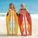 INTEX Надувной матраc с ручками для плавания 112х62 см, до 40 кг, 6+, 2 цвета — изображение 2