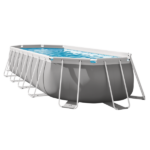INTEX Бассейн PRISM FRAME OVAL 503х274×122см, 13365Л, металлический каркас, с фильтрующим насосом — изображение 7