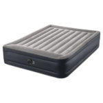 INTEX Надувная кровать "Velur Deluxe" 152х203х42 см с подголовником, встр.нас. 220В, до 272 кг