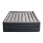 INTEX Pat gonflabil “Velur Deluxe” 152x203x42 cm cu tetieră și pompă încorporată 220V, până la 272 kg - imagine 2