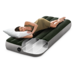 INTEX Надувной матрас “Velur Downy” 76×191×25 см co встроенным ножным насосом, до 136 кг — изображение 5