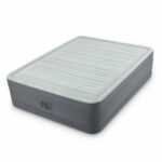 INTEX Надувная кровать "Velur Premaire I" 152х203х46 см, встр.нас. 220В, до 272 кг