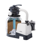 INTEX Песочный фильтр-насос “Krystal Clear SX2100”, резервуар для песка 12кг, производительность 7900л/час — изображение 2