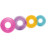 INTEX Cerc gonflabil “Transparent” D 76 cm, până la 40 kg, 8+, 4 culori