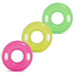 INTEX Cerc gonflabil "Lucios" D 76 cm cu mânere, până la 40 kg, 8+, 3 culori