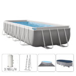 INTEX Piscină PRISM FRAME RECTANGULAR 488x244x107cm, 10874L, cadru metalic, cu pompă de filtrare