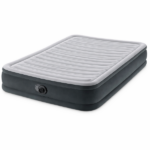 INTEX Pat gonflabil “Velur Comfort-Plush” 137x191x33 cm cu pompă încorporată 220V, până la 272 kg