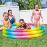 INTEX Piscină gonflabilă pentru copii “Curcubeu ombre” 147×33 cm, 330 L, 2+ - imagine 2