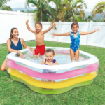 INTEX Piscină gonflabilă pentru copii cu baza gonflabilă 185x180x53 cm, 460 L, 3+ - imagine 2