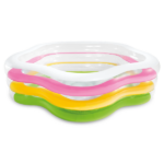 INTEX Piscină gonflabilă pentru copii cu baza gonflabilă 185x180x53 cm, 460 L, 3+