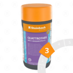 Pastile multifuncționale de clor 200 g "Quattro - tabs", 1 kg