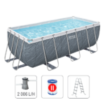 Bestway Бассейн STEEL PRO MAX Rectangular 412x201x122 см, 8124Л, металлический каркас