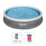 Bestway Надувной бассейн Fast Set с фильтрующим насосом, 366х76 см, 5377 Л