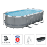 Bestway Piscină STEEL PRO MAX Oval 549x274x122 cm, 13430L, cadru metalic