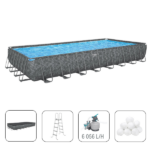 Bestway бассейн APX 365™ Rectangular 549x274x132 см, 16477Л, металлический каркас