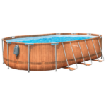 Bestway Бассейн STEEL PRO MAX Oval 610х366х122 см, 20241Л, металлический каркас, гидромассаж — изображение 3