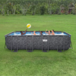 Bestway бассейн APX 365™ Rectangular 549x274x132 см, 16477Л, металлический каркас — изображение 2