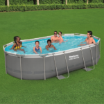 Bestway Бассейн STEEL PRO MAX Oval 488x305x107 см, 10949Л, металлический каркас — изображение 2