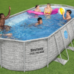 Bestway Бассейн STEEL PRO MAX Oval 549х274х122 см, 13430Л, металлический каркас — изображение 6