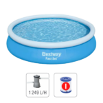 Bestway Надувной бассейн Fast Set с фильтрующим насосом, 366х76 см, 5377 Л