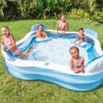 INTEX Piscină gonflabilă pentru familie 229x229x66 cm, 990 L, 3+ - imagine 2