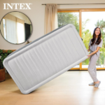 INTEX Pat gonflabil “Velur Comfort-Plush” 137x191x33 cm cu pompă încorporată 220V, până la 272 kg - imagine 6