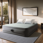 INTEX Pat gonflabil “Velur Premaire I” 152х203х46 cm cu pompă încorporată 220V, până la 272 kg - imagine 6