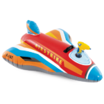 INTEX Plută-saltea gonflabilă “Avion de vânătoare cu pistol de apă” cu mâner, 112х91 cm, până la 40 kg, 3+, 2 culori - imagine 3